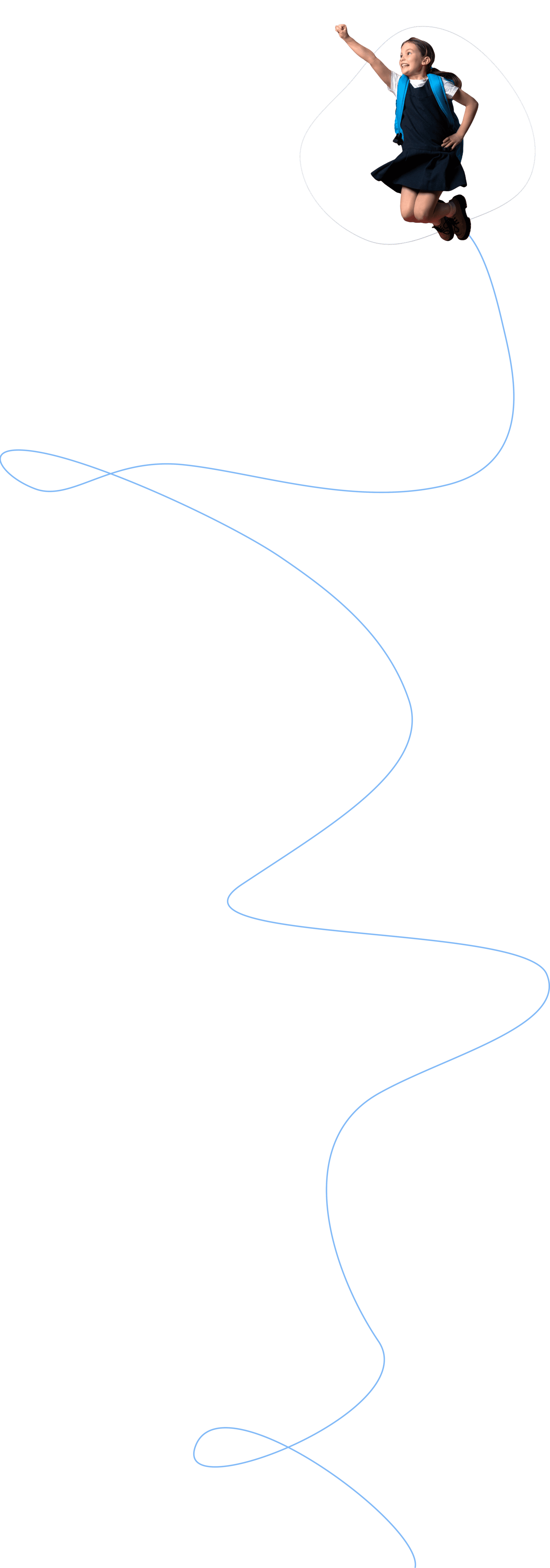 Girl and the line